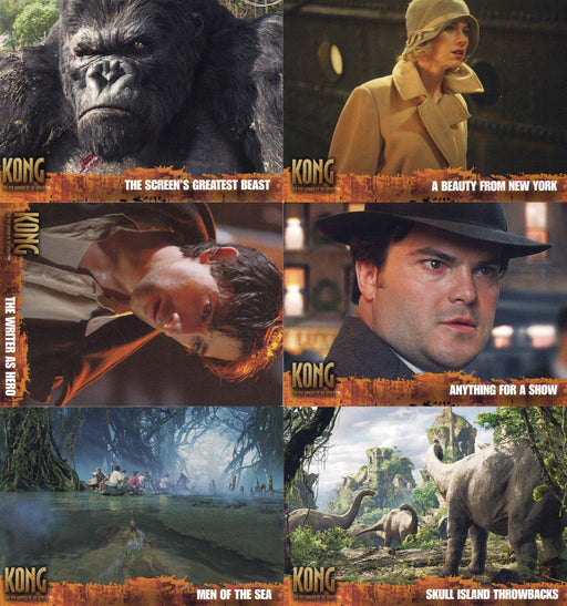 King Kong 8th Wonder of World Tin Bonus Chase Card Set 1-6 Topps 2005   - TvMovieCards.com