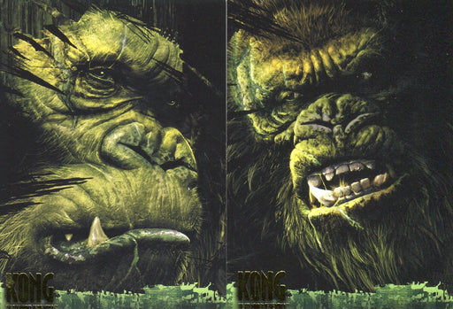 King Kong 8th Wonder of World Promo Card Set P1 and P2 Topps 2005   - TvMovieCards.com
