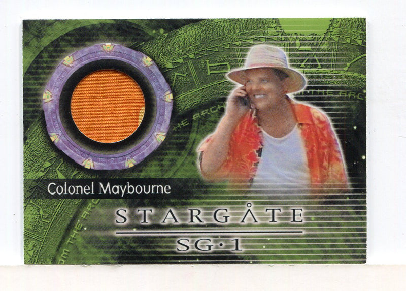 Stargate SG-1 Season Four Colonel Maybourne Costume Card C8   - TvMovieCards.com