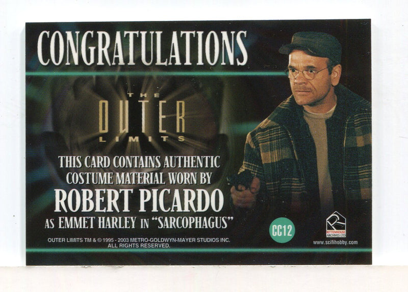 Outer Limits Sex, Cyborgs & Science Fiction Robert Picardo Costume Card CC12   - TvMovieCards.com