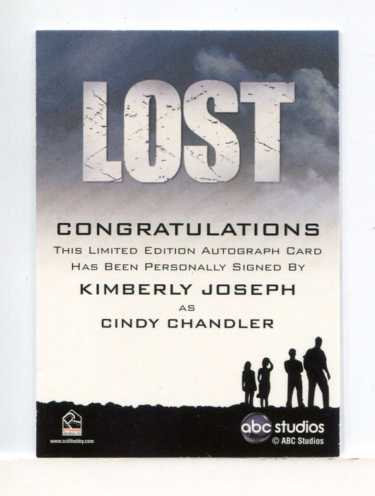 Lost Relics Kimberly Joseph as Cindy Chandler Autograph Card   - TvMovieCards.com