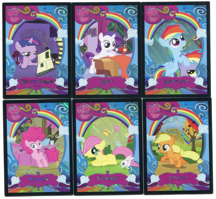 My Little Pony Series 2 Filly Foil F1-F6 Chase Trading Card Set of 6   - TvMovieCards.com