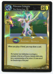 My Little Pony Princess Celestia The Rising Sun #4F Foil Card MLP TCG Enterplay   - TvMovieCards.com