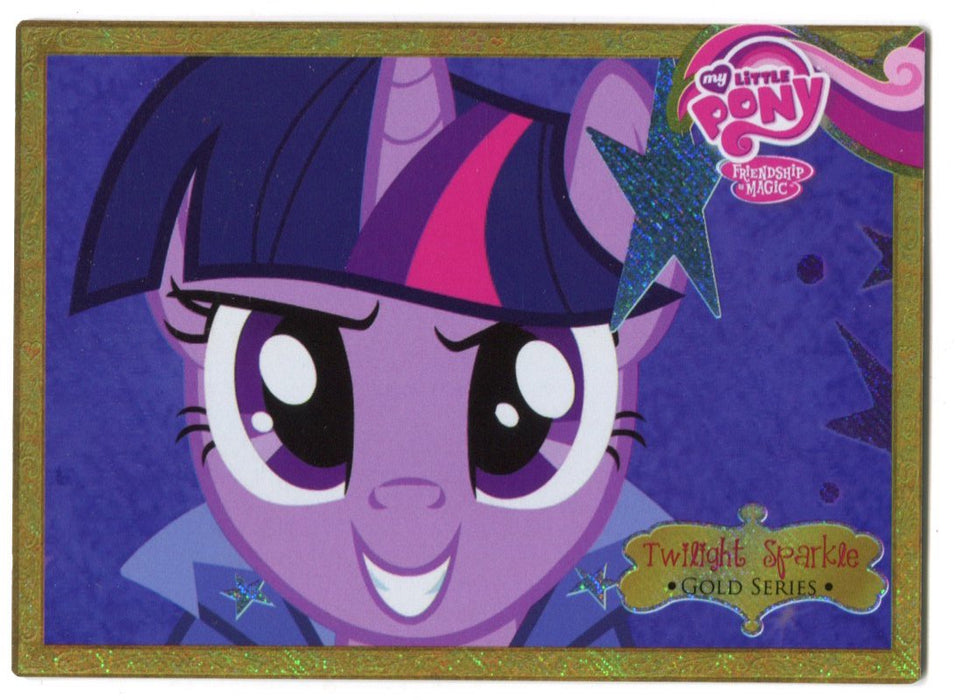My Little Pony Series 1 Twilight Sparkle G4 Gold Foil Trading Card Holo NM   - TvMovieCards.com