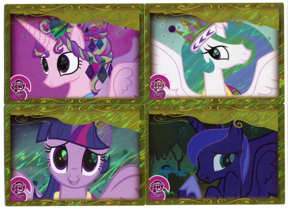 My Little Pony Series 2 Gold Foil G1 G2 G3 G4 Trading Card Set of 4 Luna Twlight   - TvMovieCards.com