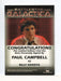 Battlestar Galactica Premiere Edition Paul Campbell Autograph Card   - TvMovieCards.com