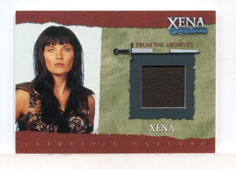 Xena Seasons 4 and 5 Lucy Lawless as Xena Costume Card R1   - TvMovieCards.com