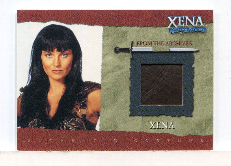Xena Seasons 4 and 5 Lucy Lawless as Xena Costume Card R3   - TvMovieCards.com