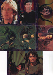 Stargate Movie Chrome Character Chase Card Set CS1 - CS8 Collect-A-Card 1994   - TvMovieCards.com