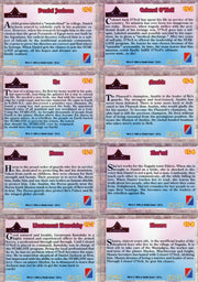 Stargate Movie Chrome Character Chase Card Set CS1 - CS8 Collect-A-Card 1994   - TvMovieCards.com