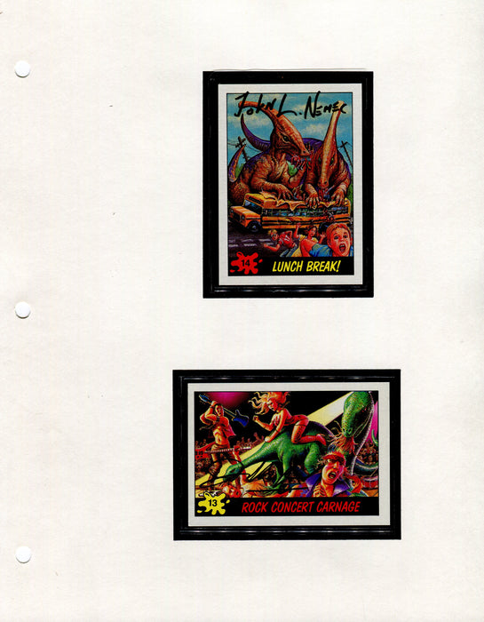 Dinosaurs Attack 1988 Limited Edition Creative Forces Set Review Autograph Cards   - TvMovieCards.com