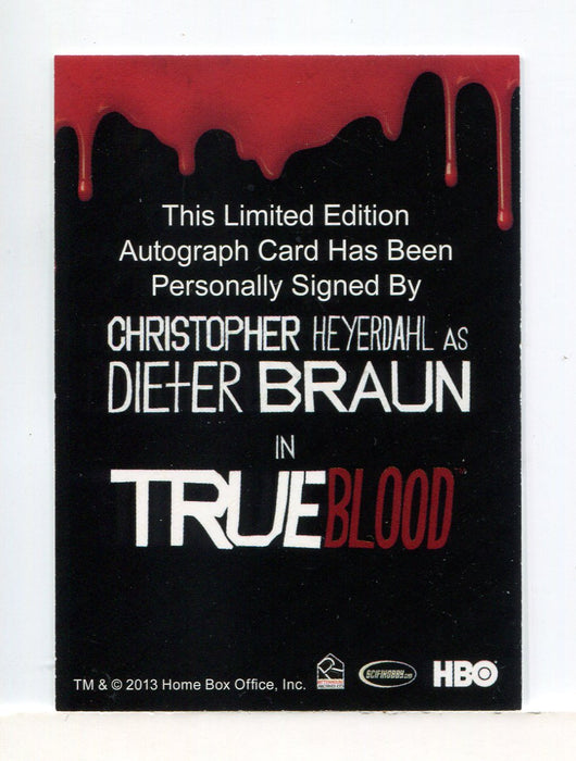 True Blood Season 7 Christopher Heyerdahl Autograph Card