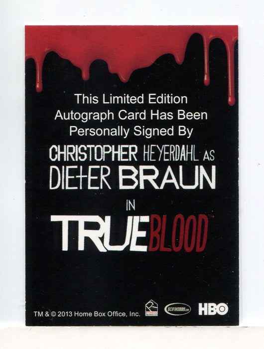 True Blood Season 7 Christopher Heyerdahl Autograph Card   - TvMovieCards.com