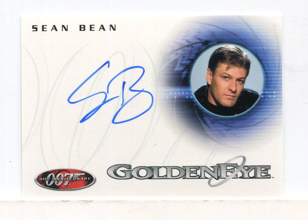 James Bond 40th Anniversary Expansion Sean Bean Autograph Card A26   - TvMovieCards.com
