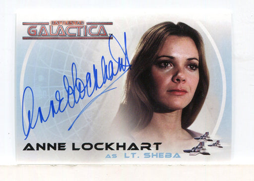 Battlestar Galactica Colonial Warriors Anne Lockhart Autograph Card A17   - TvMovieCards.com