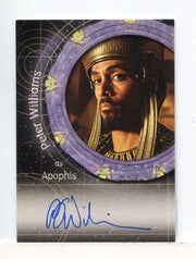 Stargate SG-1 Season Eight Peter Williams as Apophis Autograph Card A69   - TvMovieCards.com
