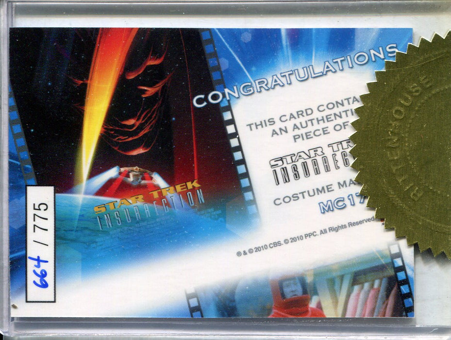 Star Trek The Quotable Movies Lt. Commander Data Costume Card #664/775   - TvMovieCards.com