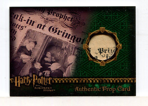 Harry Potter and the Sorcerer's Stone The Daily Prophet Prop Card HP #333/733   - TvMovieCards.com