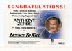 James Bond 50th Anniversary Series Two Anthony Zerbe Autograph Card A162   - TvMovieCards.com