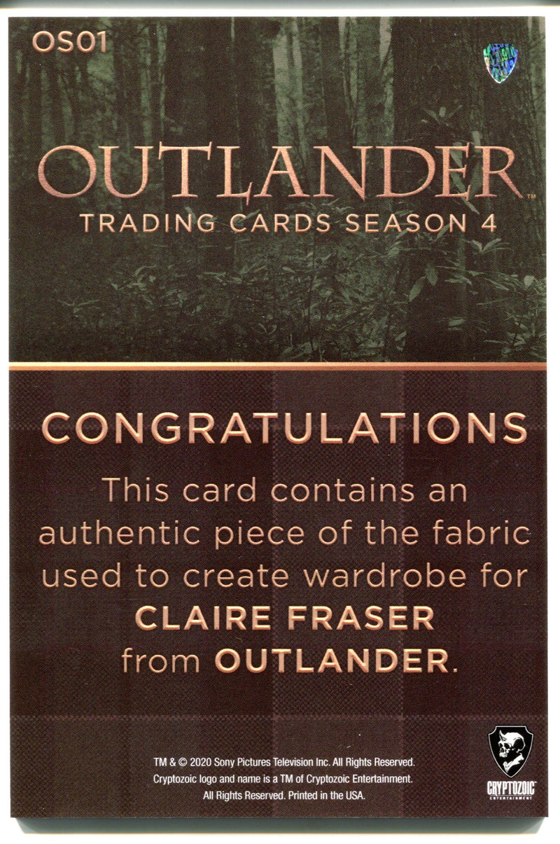 Outlander Season 4 Oversized Wardrobe Costume Card Set OS01 - OS05   - TvMovieCards.com