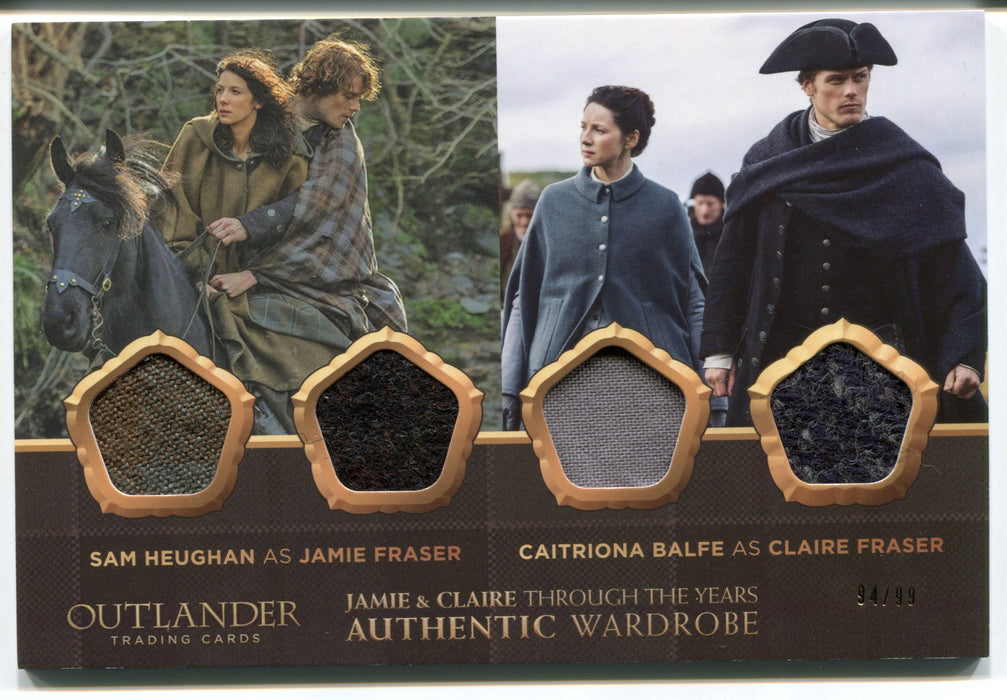 Outlander Season 4 Oversized Wardrobe Costume Card Set OS01 - OS05   - TvMovieCards.com