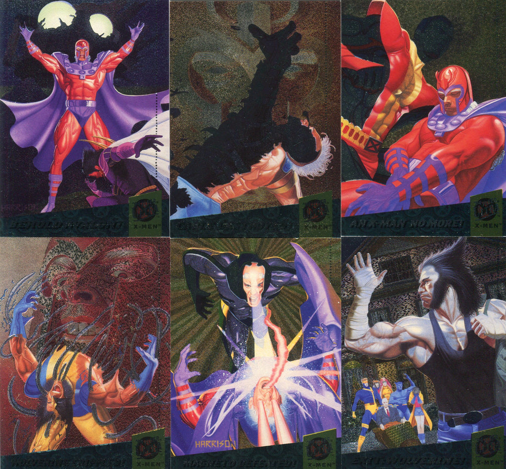 Marvel X-Men Ultra Fatal Attractions Chase Card Set 6 Cards 1994