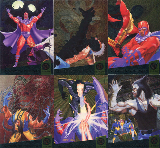 Marvel X-Men Ultra Fatal Attractions Chase Card Set 6 Cards 1994 Fleer   - TvMovieCards.com