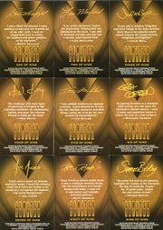 Spider-Man 1995 Fleer Ultra Golden Web Chromium Chase Card Set 9 Cards   - TvMovieCards.com