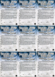 Twilight Zone 2 Next Dimension Autograph Challenge Game Chase Card Set (9)   - TvMovieCards.com