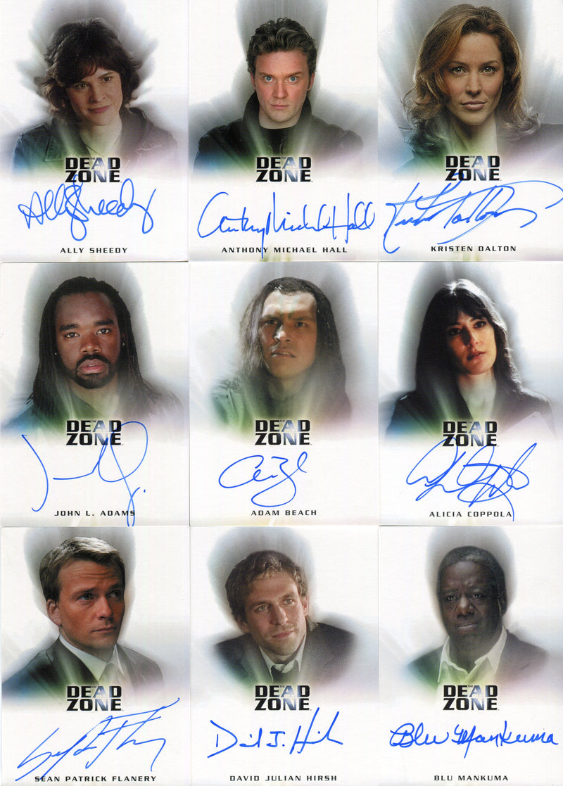 Dead Zone Seasons 1 & 2 Autograph Card Set 15 Cards Rittenhouse 2004   - TvMovieCards.com