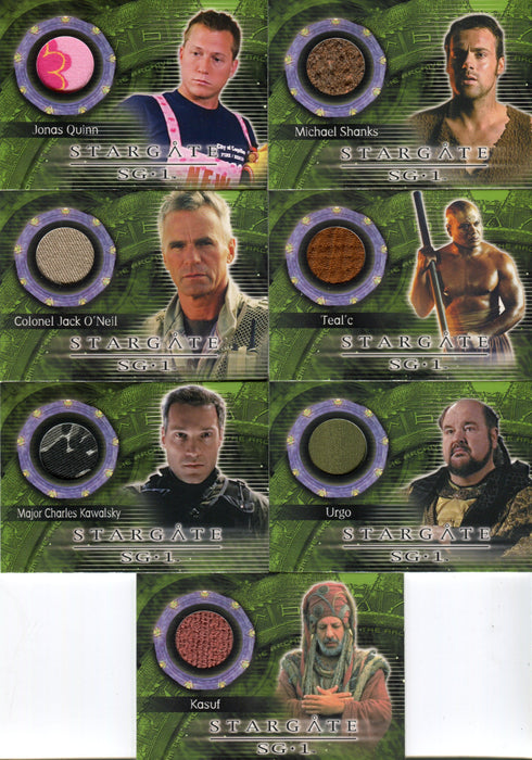 Stargate SG-1 Season Eight Costume Card Set 7 Cards   - TvMovieCards.com
