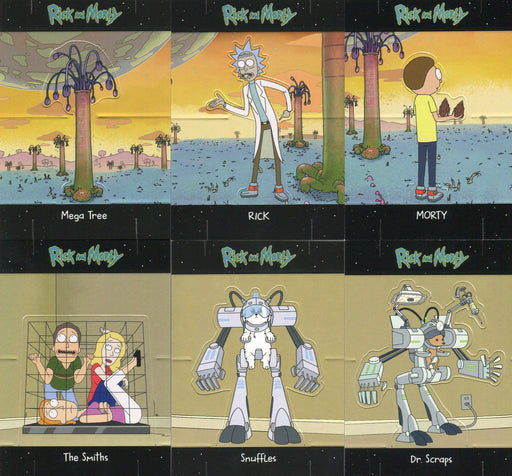 2018 Rick and Morty Season 1 Standee Chase Card Set E1-E6 Cryptozoic   - TvMovieCards.com