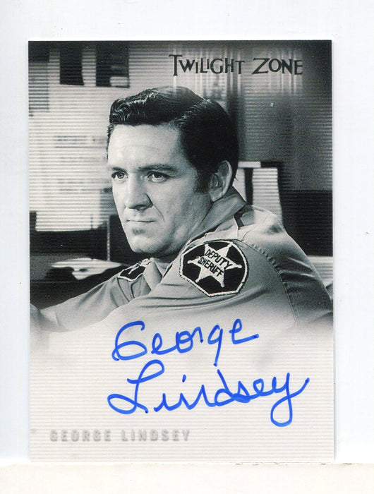 Twilight Zone 3 Shadows and Substance George Lindsey Autograph Card A-65
