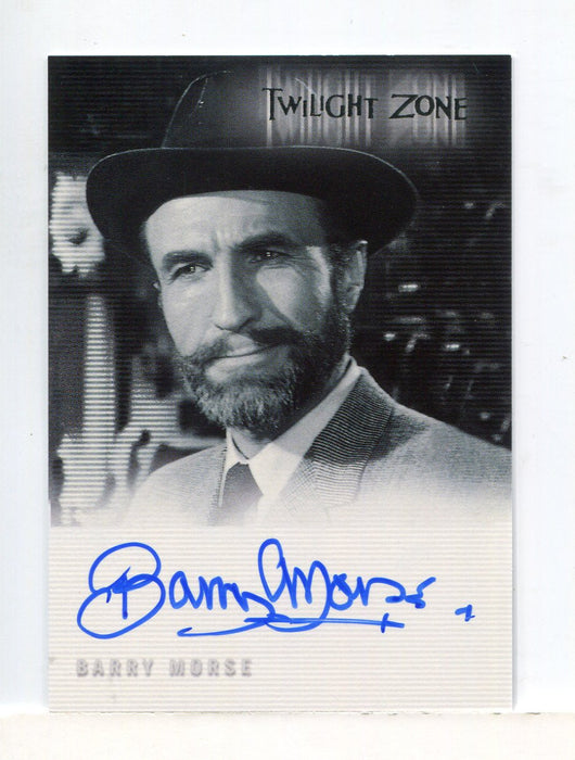 Twilight Zone 4 Science and Superstition Barry Morse Autograph Card A-66 A66