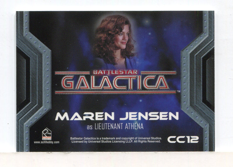 Battlestar Galactica Colonial Warriors Lieutenant Athena Costume Card CC12   - TvMovieCards.com