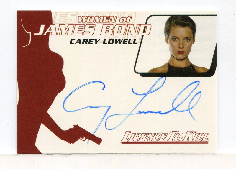 James Bond The Quotable James Bond Carey Lowell Autograph Card WA21   - TvMovieCards.com