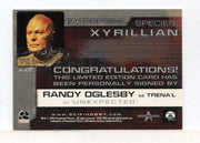 Star Trek Enterprise Season One 1 Autograph Card Randy Oglesby Trena'l AA5   - TvMovieCards.com
