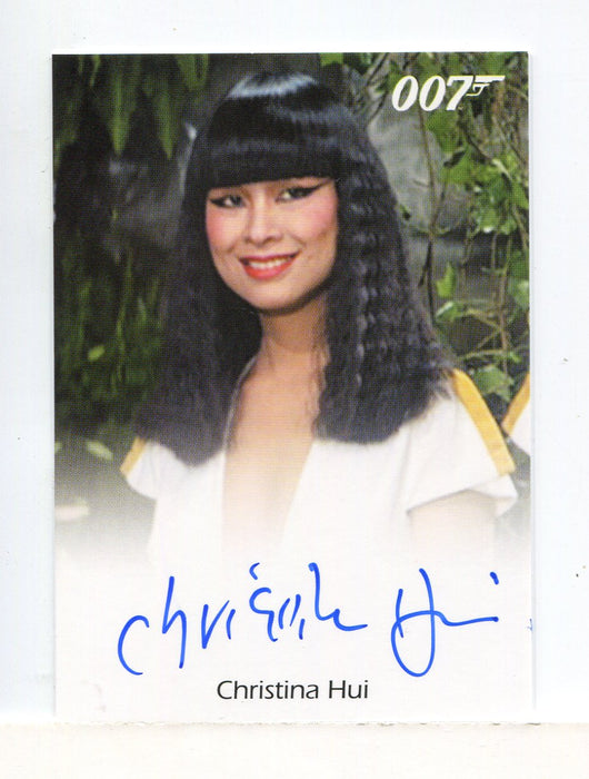 James Bond Archives Final Edition 2017 Christina Hui Autograph Card   - TvMovieCards.com
