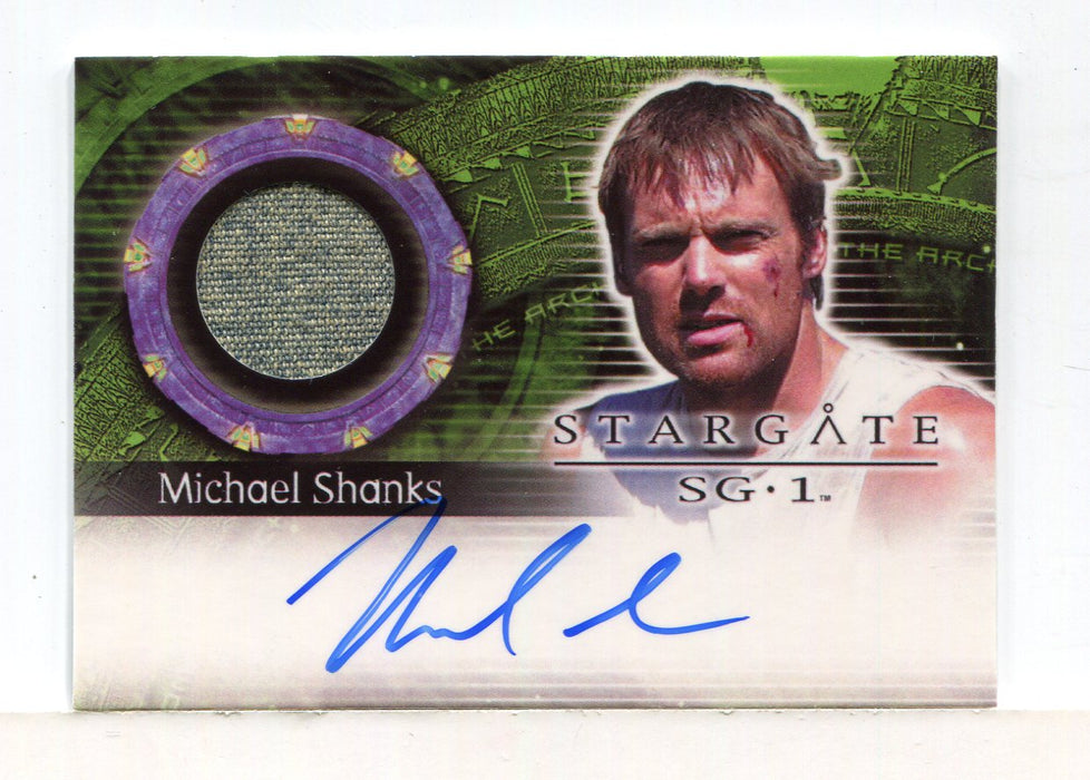 Stargate SG-1 Season Ten Michael Shanks Autograph Costume Card AC1   - TvMovieCards.com