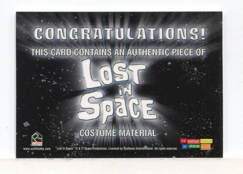 Fantasy Worlds of Irwin Allen Lost in Space Dr. Zachary Smith Costume Card   - TvMovieCards.com
