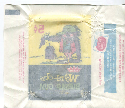 Weird-ohs 1966 Fleer Vintage 5 Cent Bubble Gum Trading Card Wrapper   - TvMovieCards.com