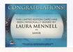 Stargate Atlantis Season One Laura Mennell Autograph Card   - TvMovieCards.com