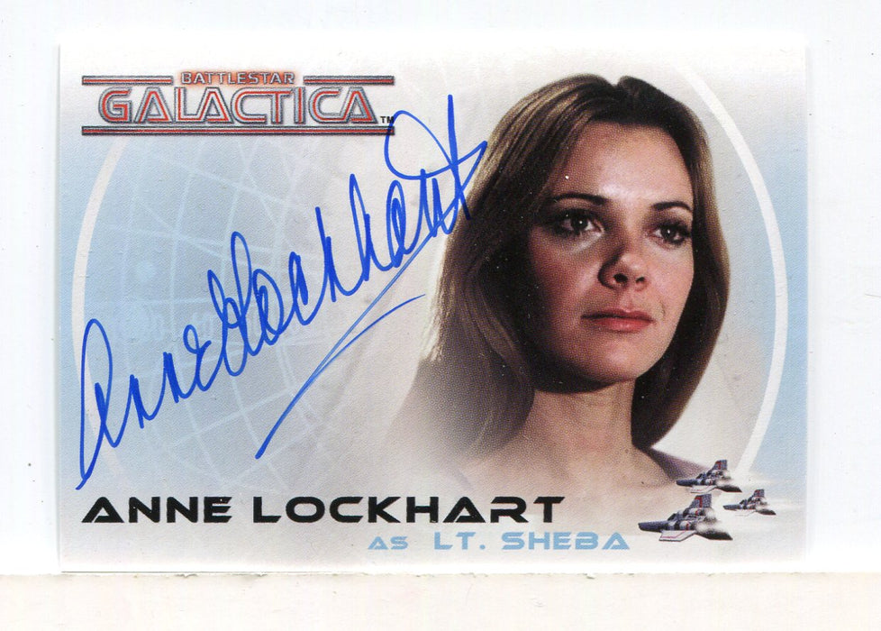 Battlestar Galactica Colonial Warriors Anne Lockhart Autograph Card A17   - TvMovieCards.com