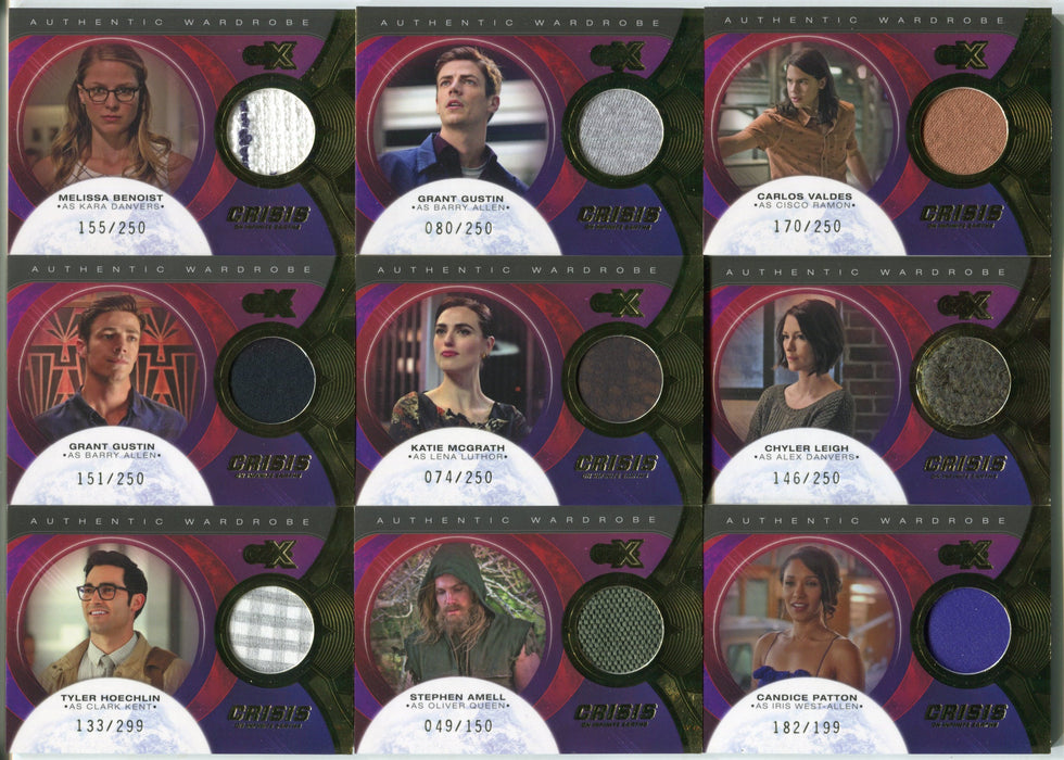 2022 CZX Crisis on Infinite Earths Relic Wardrobe Costume Trading Card Lot of 18   - TvMovieCards.com