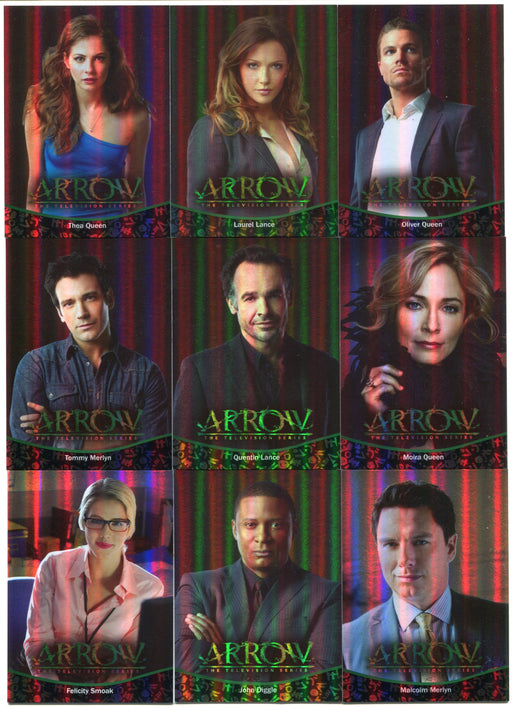 Arrow Season 1 One Character Bios CB01-CB18 Chase Card Set Cryptozoic 2014   - TvMovieCards.com