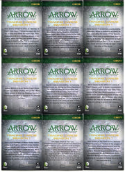 Arrow Season 1 One Character Bios CB01-CB18 Chase Card Set Cryptozoic 2014 - TvMovieCards.com