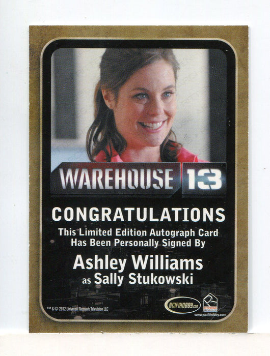 Warehouse 13 Premium Packs Season 4 Ashley Williams as Sally Autograph Card   - TvMovieCards.com