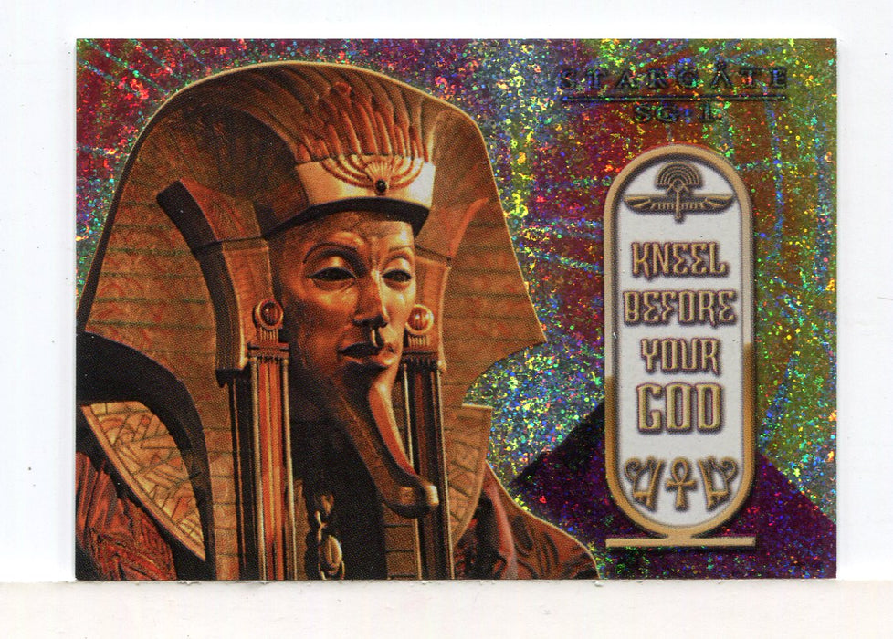 Stargate SG-1 Season Eight Kneel Before Your God Limited Chase Card G1 #192/375   - TvMovieCards.com