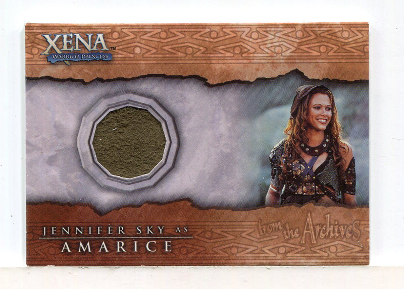 Xena Beauty and Brawn Jennifer Sky as Amarice Costume Card C12   - TvMovieCards.com