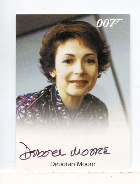 James Bond Archives Final Edition 2017 Deborah Moore Autograph Card   - TvMovieCards.com